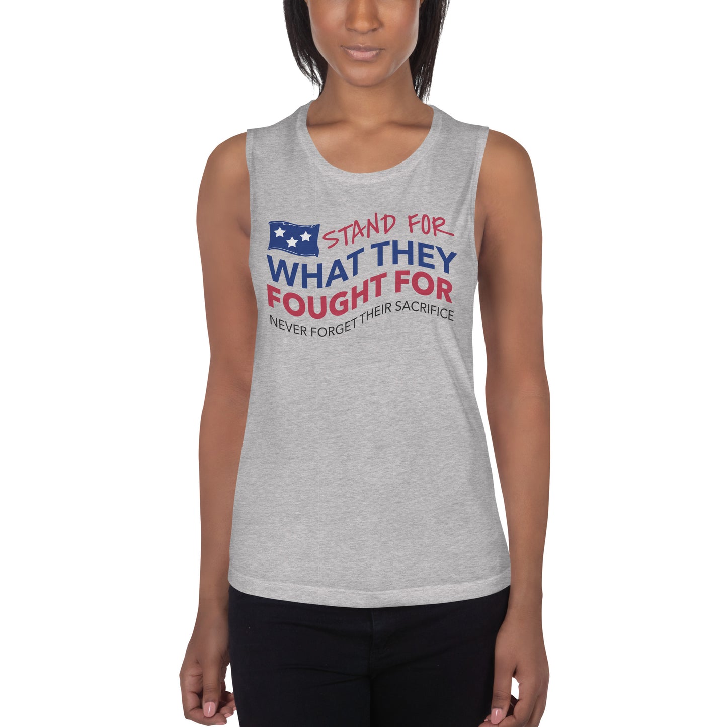 Stand For What They Fought For- Women's Tank Top