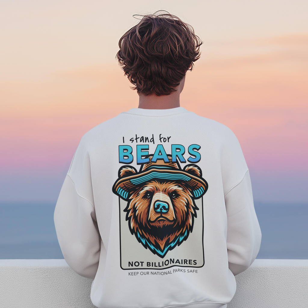 Bears Not Billionaires - Crew Neck Sweatshirt