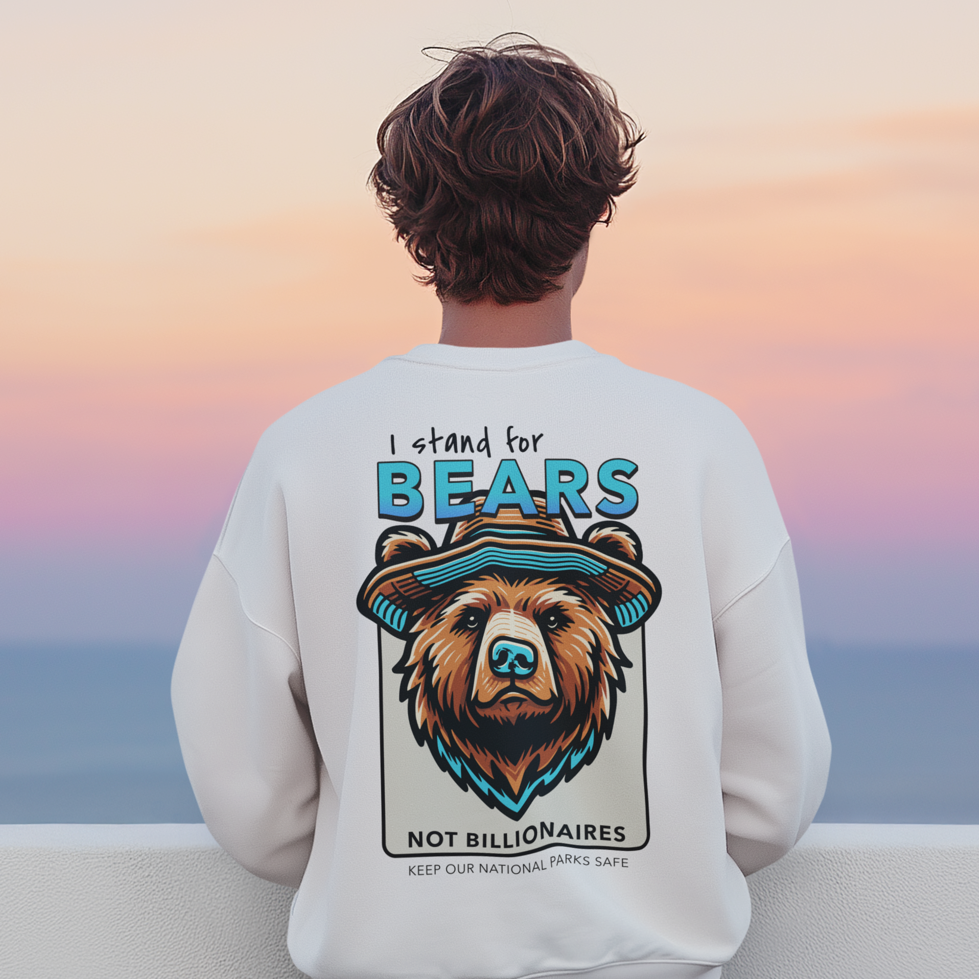 Bears Not Billionaires - Crew Neck Sweatshirt