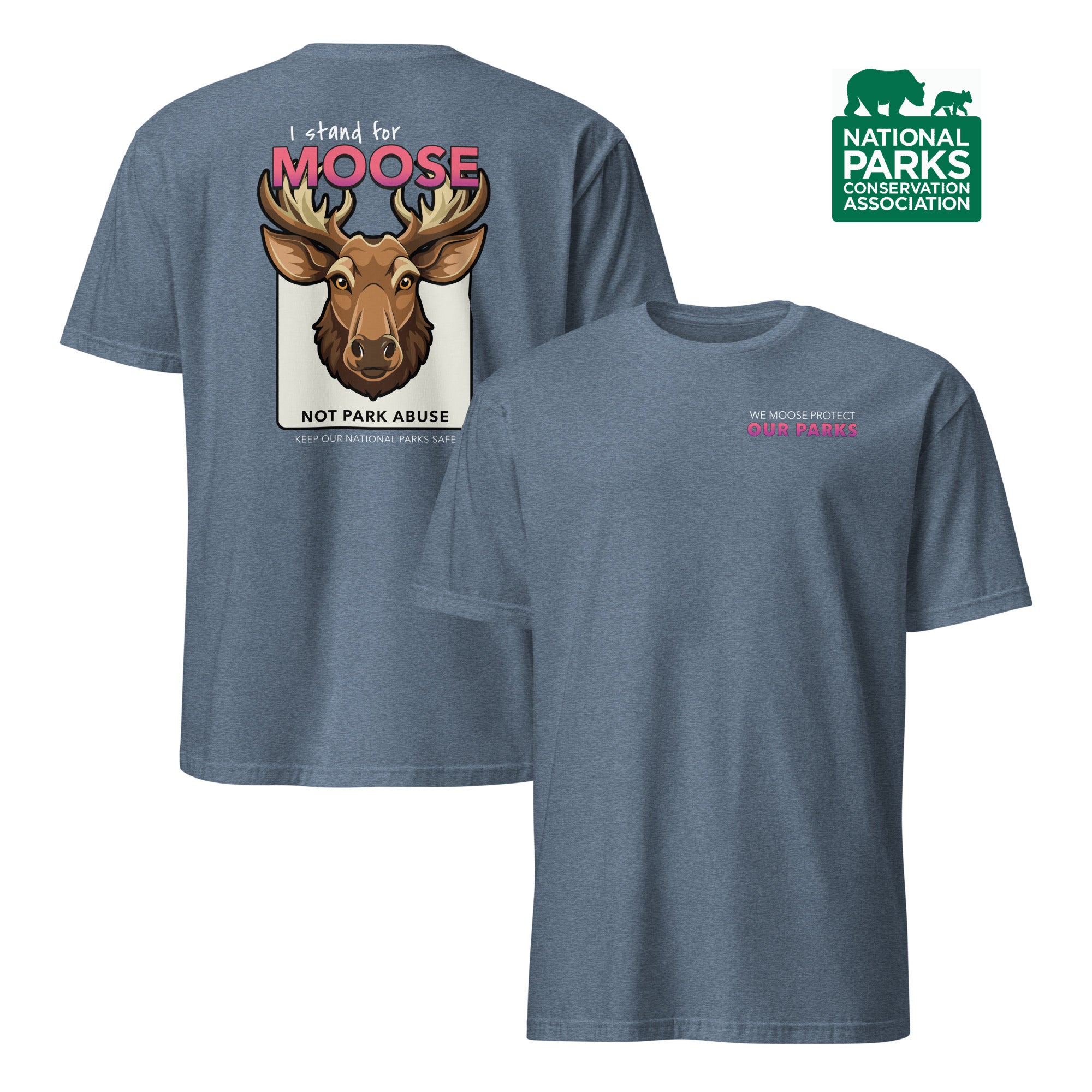 Moose Protect Our Parks T-Shirt