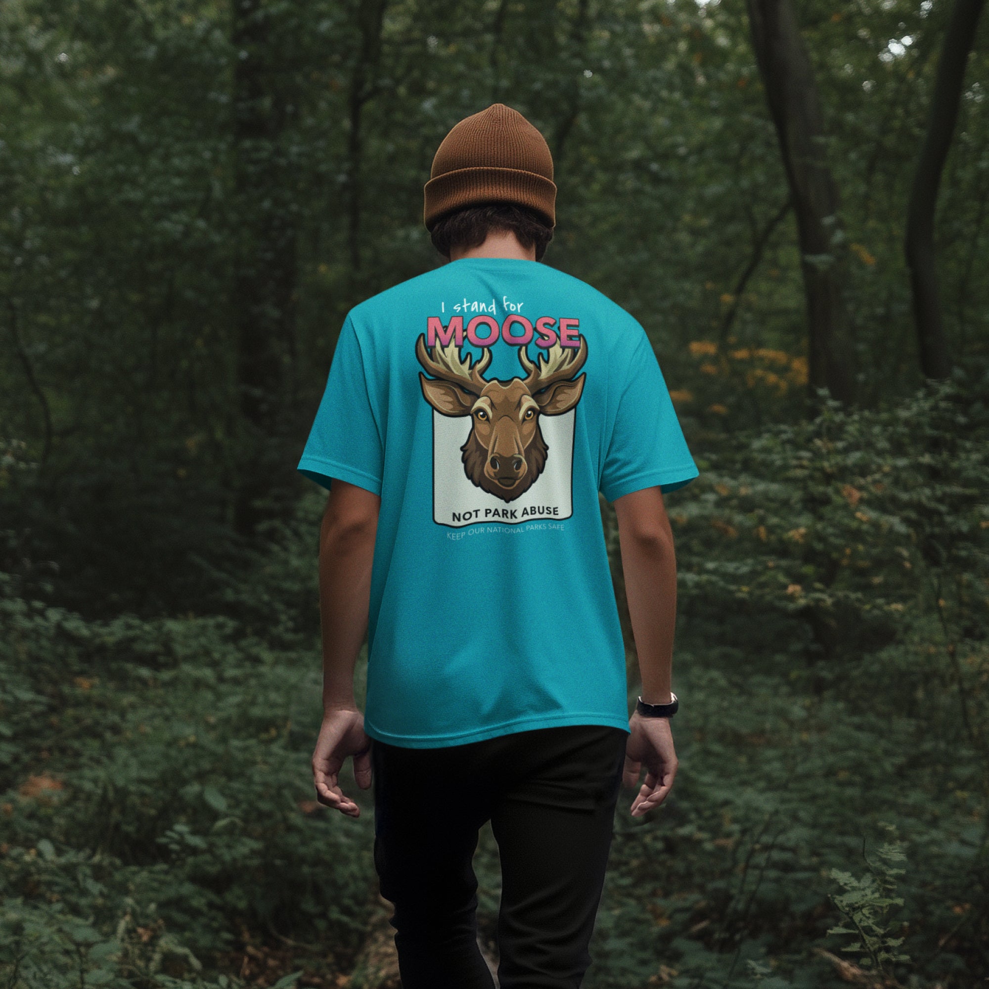 Moose Protect Our Parks T-Shirt