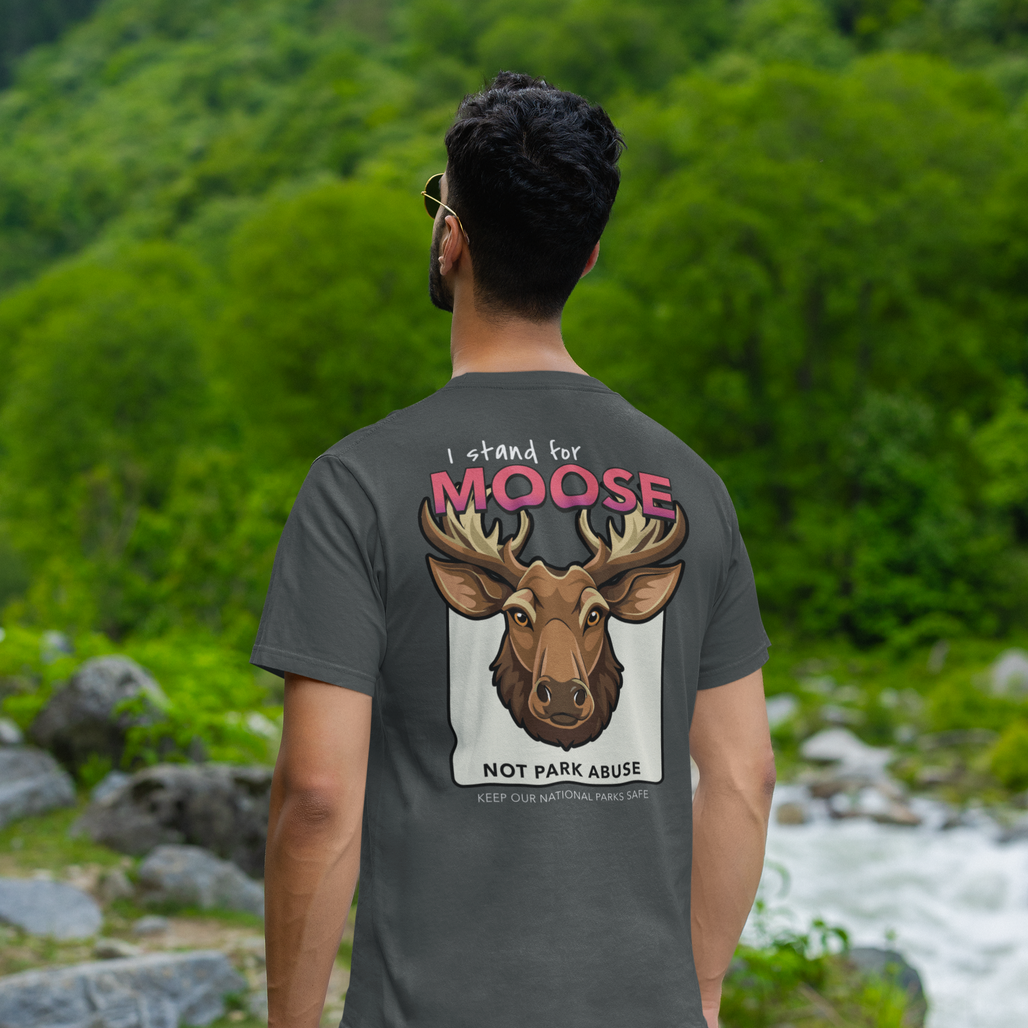 Moose Protect Our Parks T-Shirt