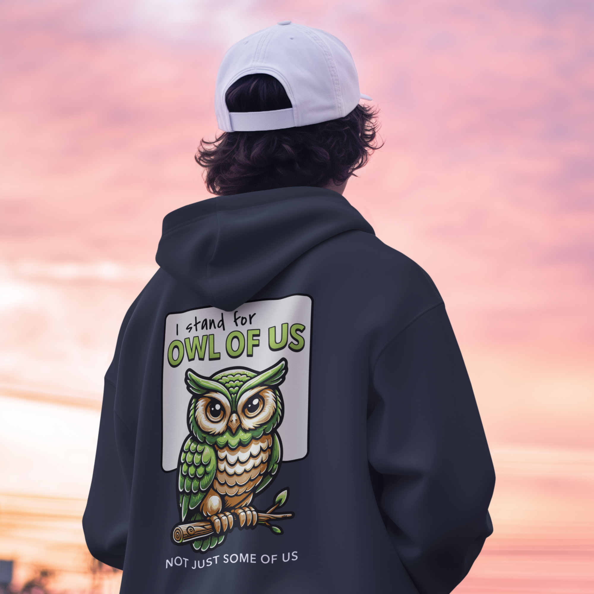 Owl of Us - Lightweight Hoodie