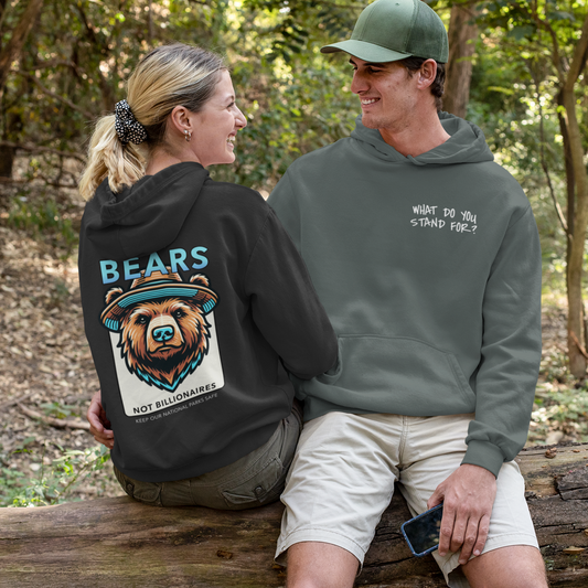 Bears Not Billionaires - Heavyweight Hoodie
