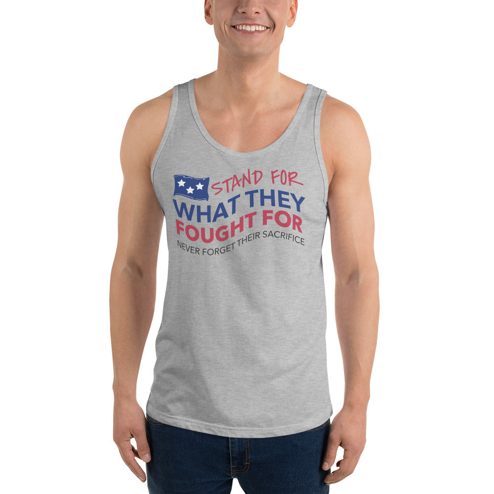 Stand For What They Fought For- Men's Tank Top