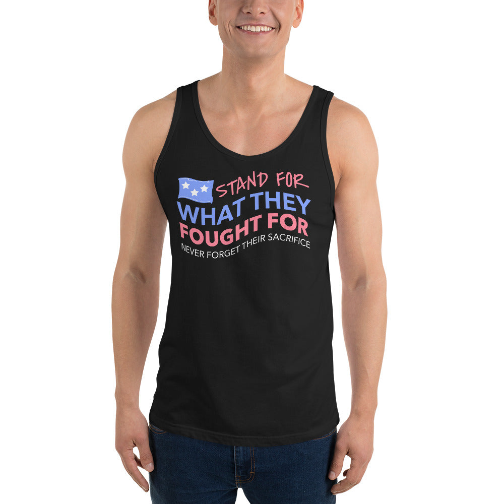 Stand For What They Fought For- Men's Tank Top