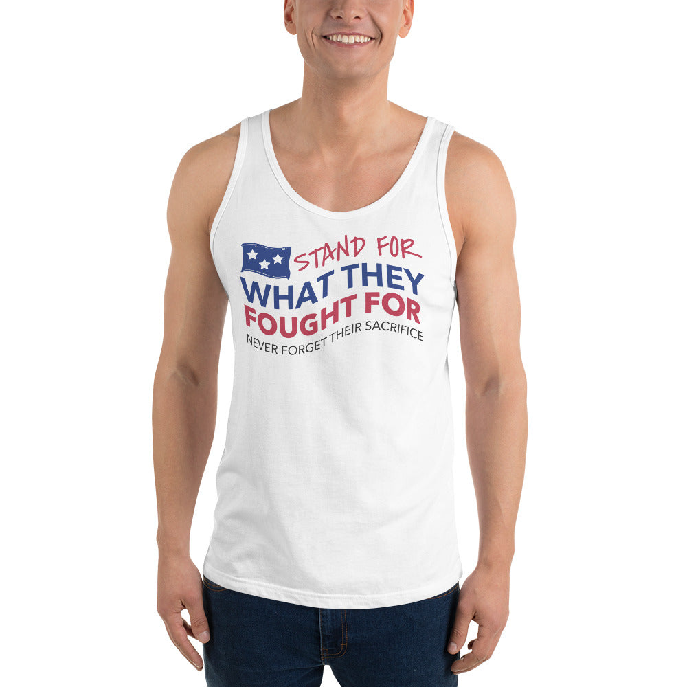 Stand For What They Fought For- Men's Tank Top