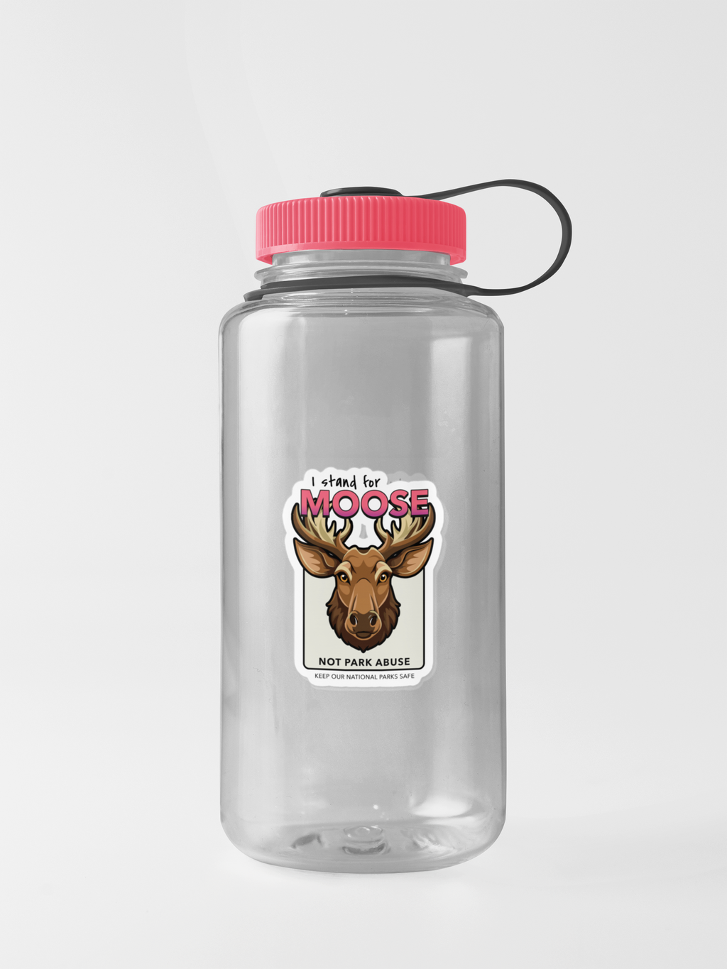 Moose Protect Our Parks Sticker