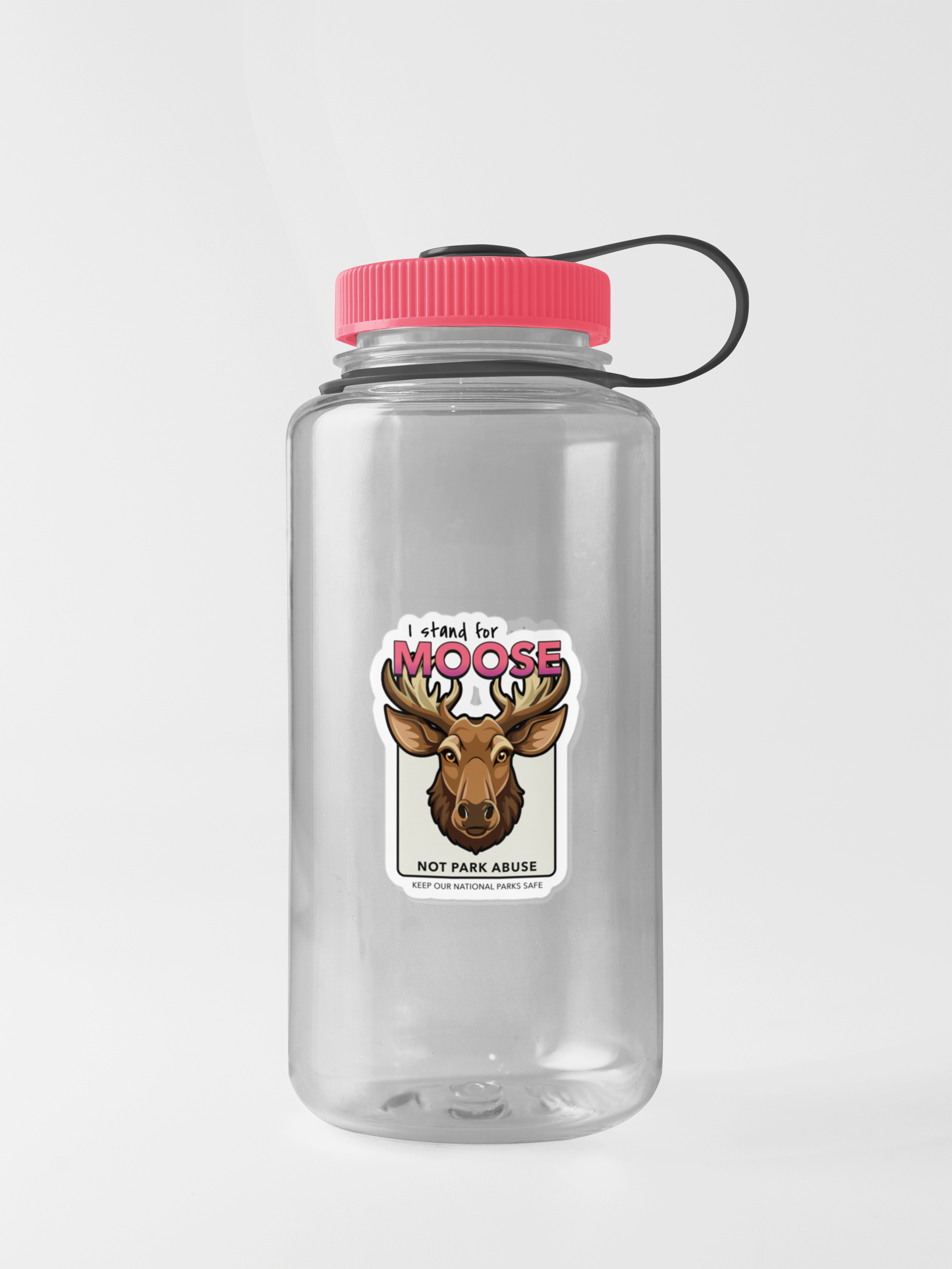 Moose Protect Our Parks Sticker