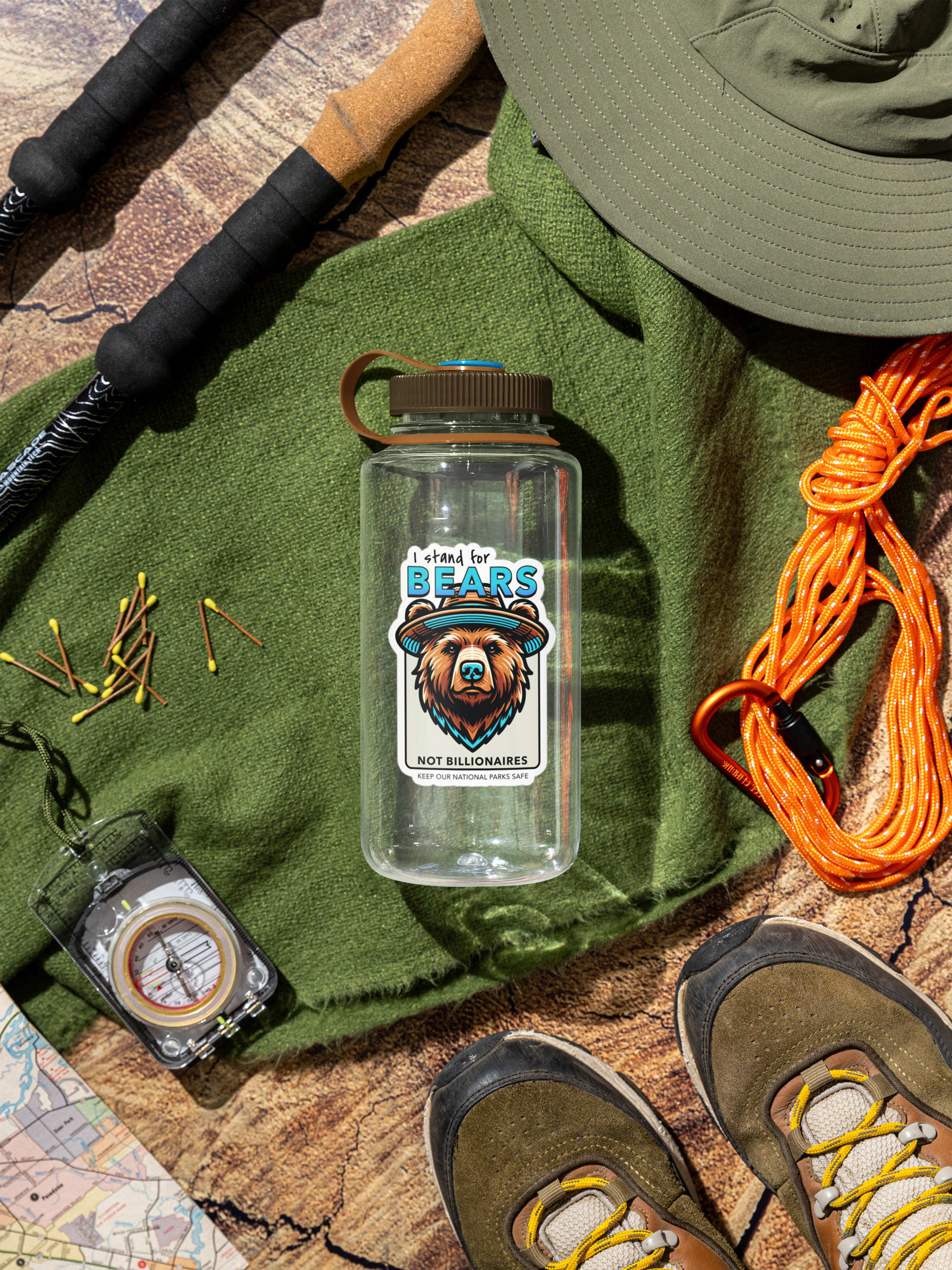 Bears Not Billionaires Sticker