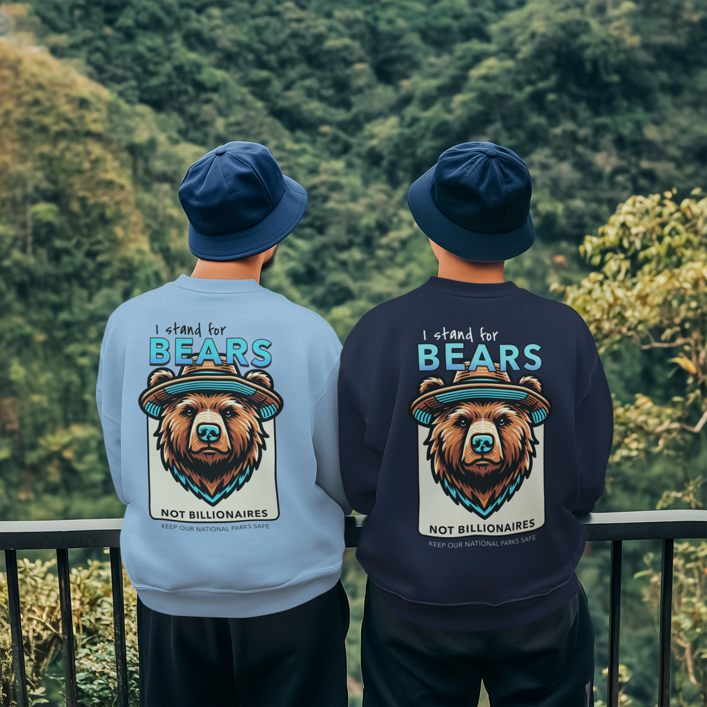 Bears Not Billionaires - Crew Neck Sweatshirt