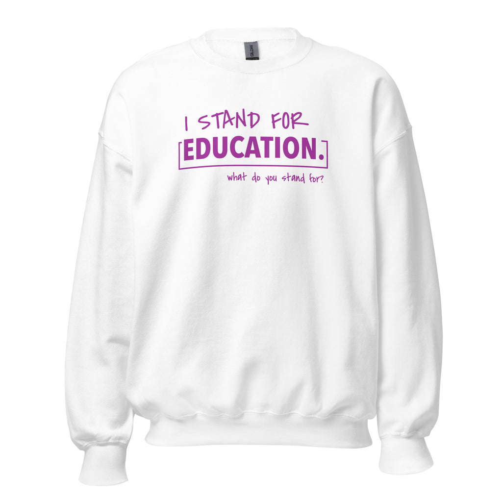 Education Crew Neck Sweatshirt