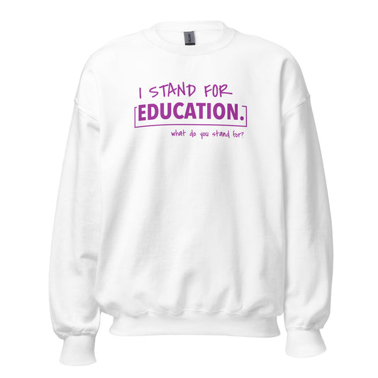 Education Crew Neck Sweatshirt