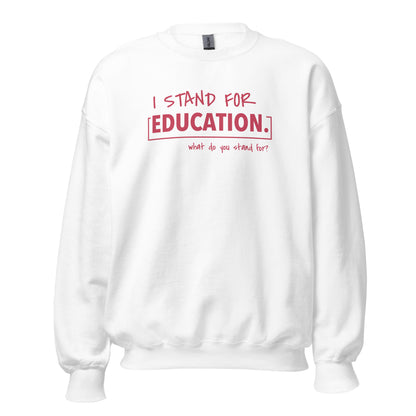 Education Crew Neck Sweatshirt