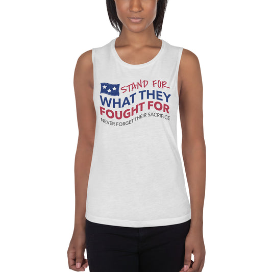 Stand For What They Fought For- Women's Tank Top